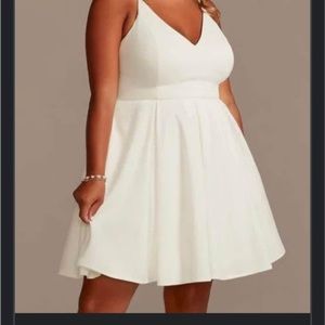 Wedding dress plus size 24/26 with pockets